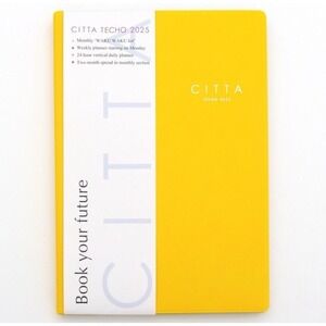 CITTA 2025 Techo Planner A5 English ver. JAPAN Monthly Weekly Journal